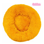 Soft Plush Donut Cat Bed