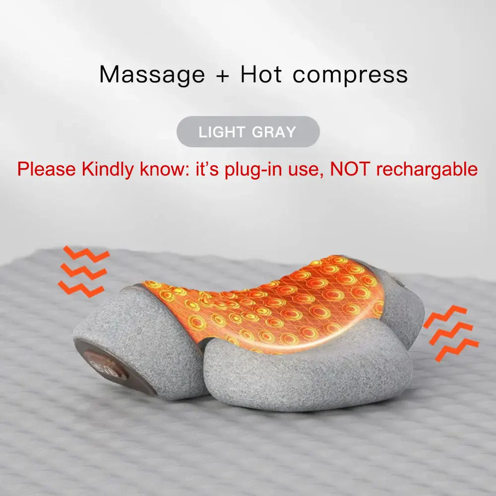 Heating Memory Foam Neck Massage Pillow