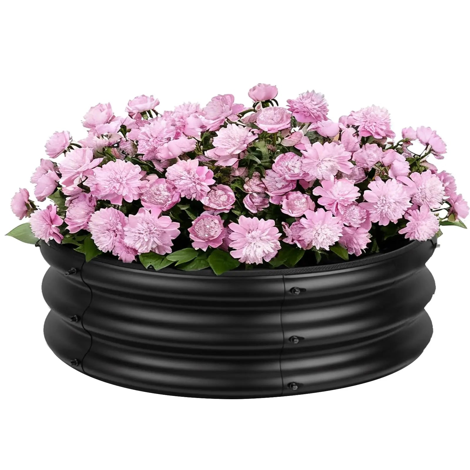 Rounded Galvanized Steel Raised Garden Bed