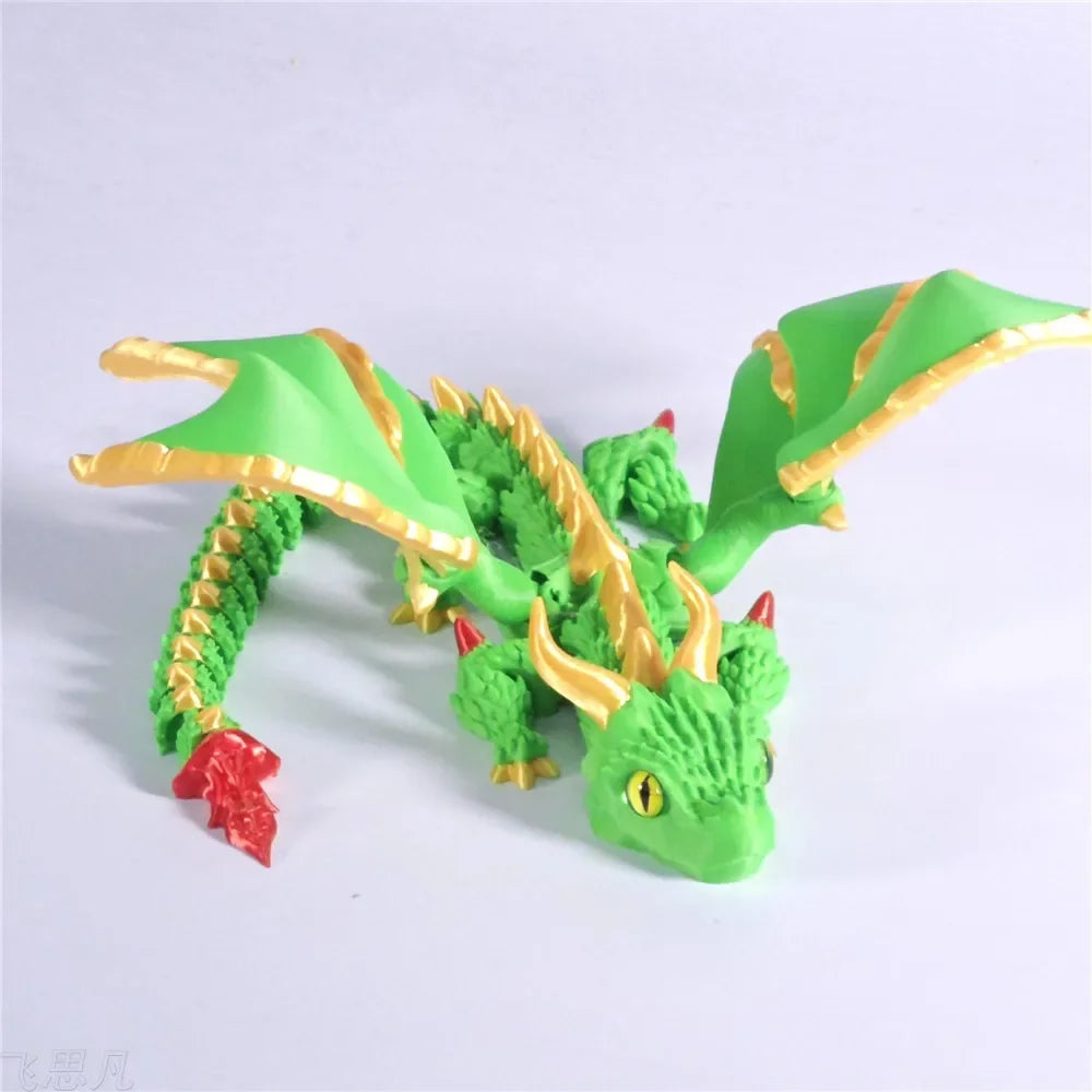 Multi-Jointed Articulated Crystal Dragon
