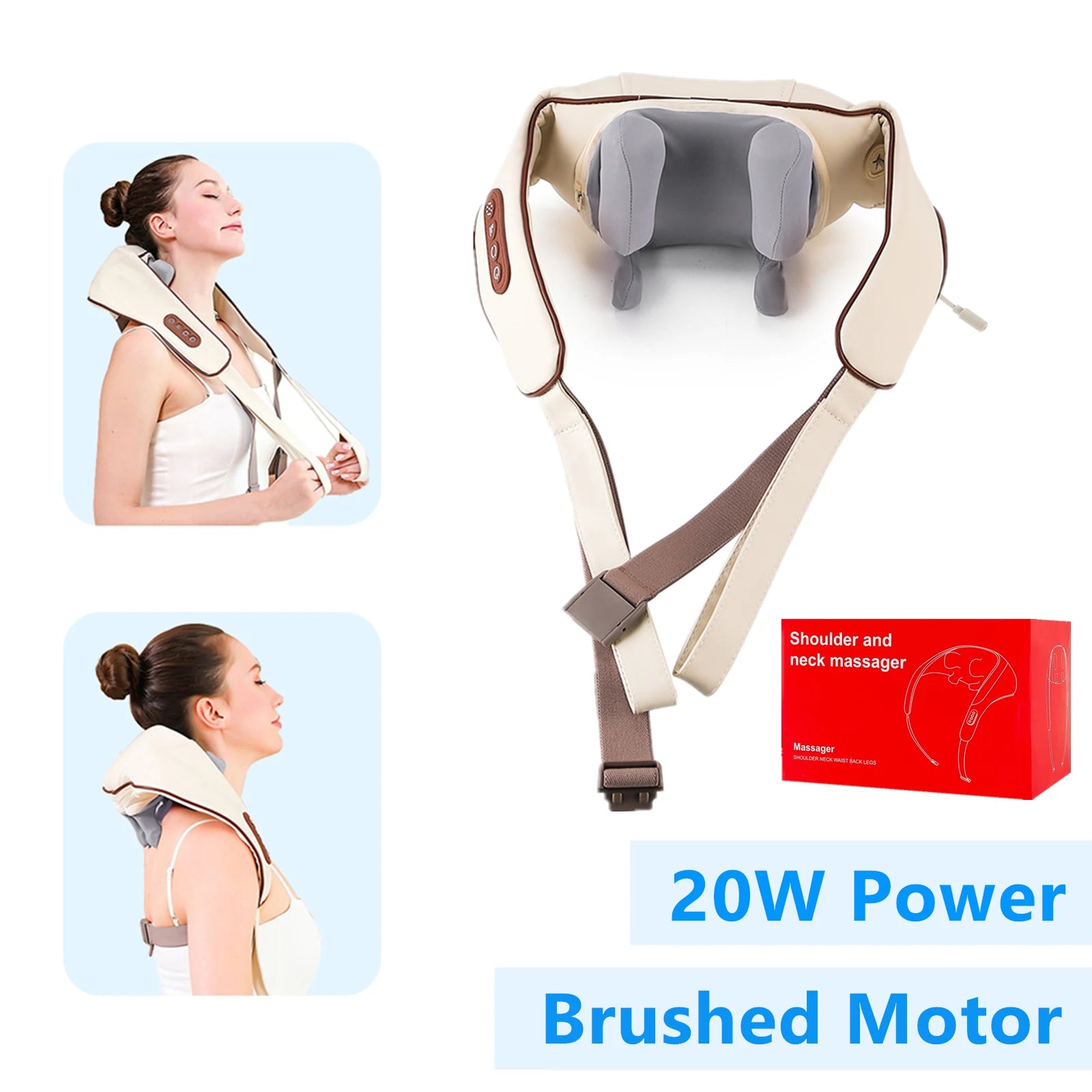 Wireless Brushless Motor Neck Massager