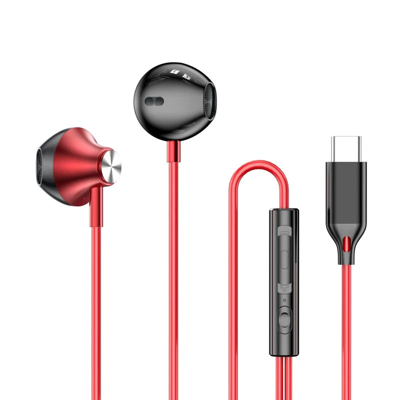 USB-C Wired HiFi Stereo Earphones
