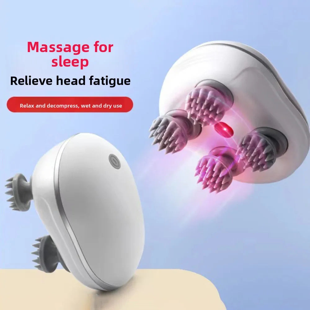 Rechargeable Electric Scalp Kneading Massager