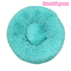 Soft Plush Donut Cat Bed