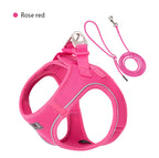 Reflective Adjustable Dog Harness Set