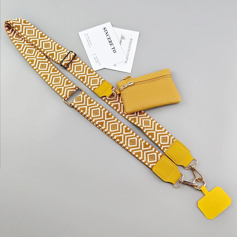 Crossbody Phone Lanyard with Wallet