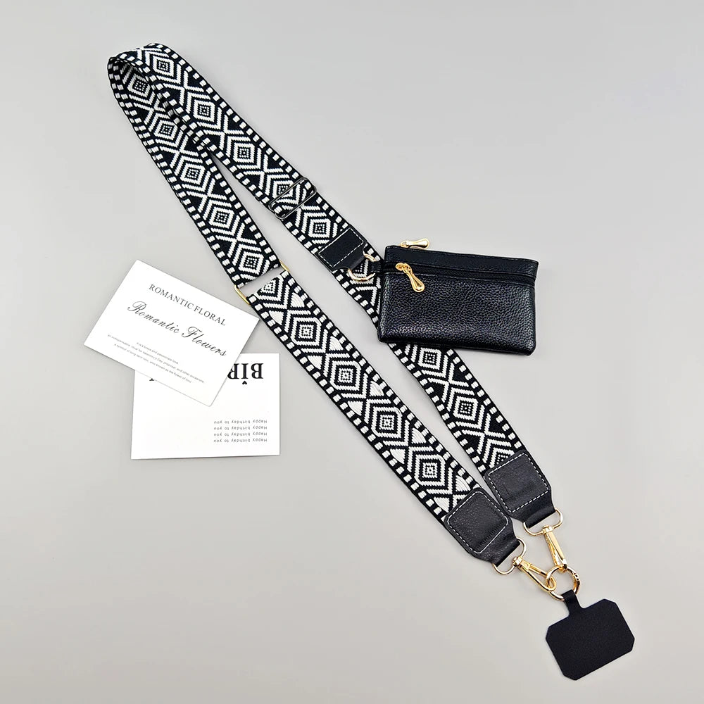 Crossbody Phone Lanyard with Wallet