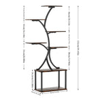 Industrial Tree-Shaped Multilayer Plant Stand