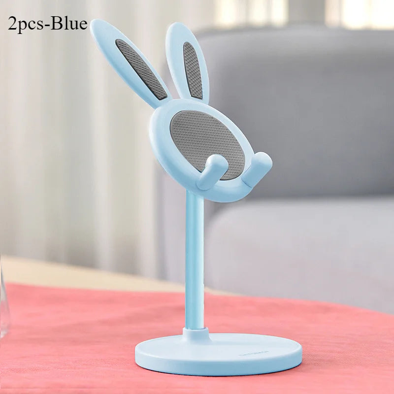Cute Adjustable Rabbit Phone Stand