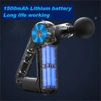 9-Head Professional Golden Massage Gun