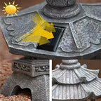Solar Pagoda Tower Garden Lantern