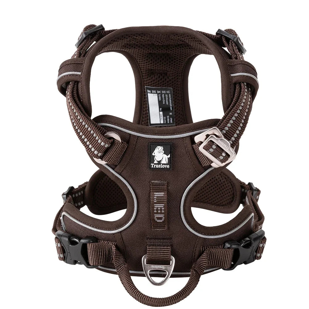 No-Pull Reflective Padded Dog Harness