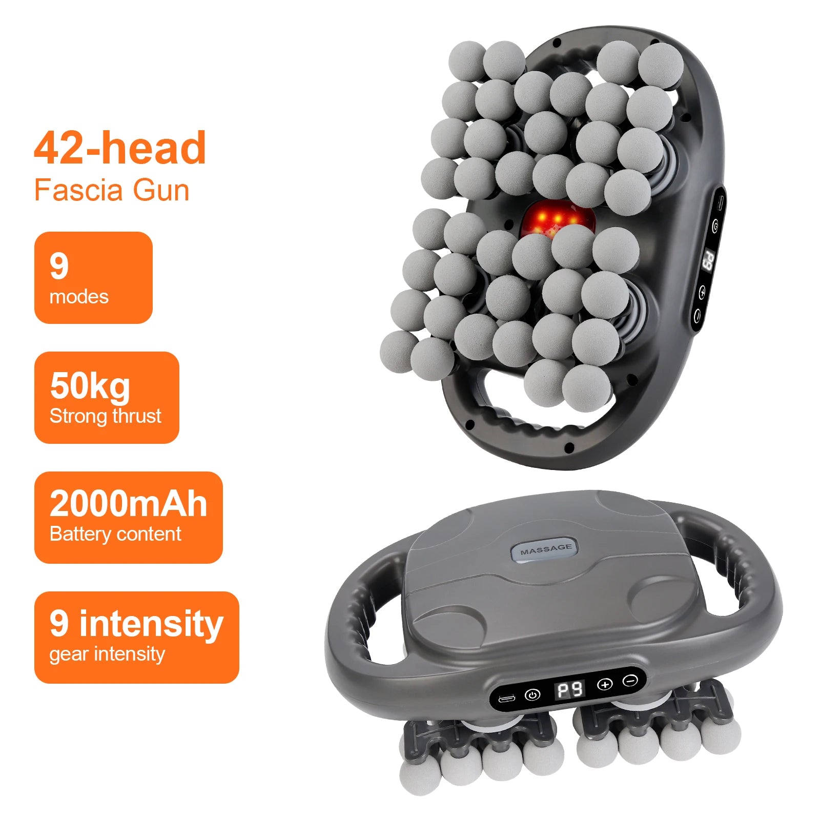 42-Head High-Frequency Vibration Massager