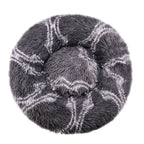 Plush Round Donut Pet Bed