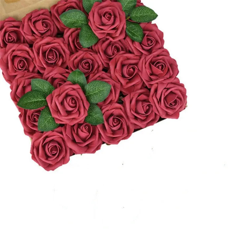 Realistic Foam Rose Artificial Flowers