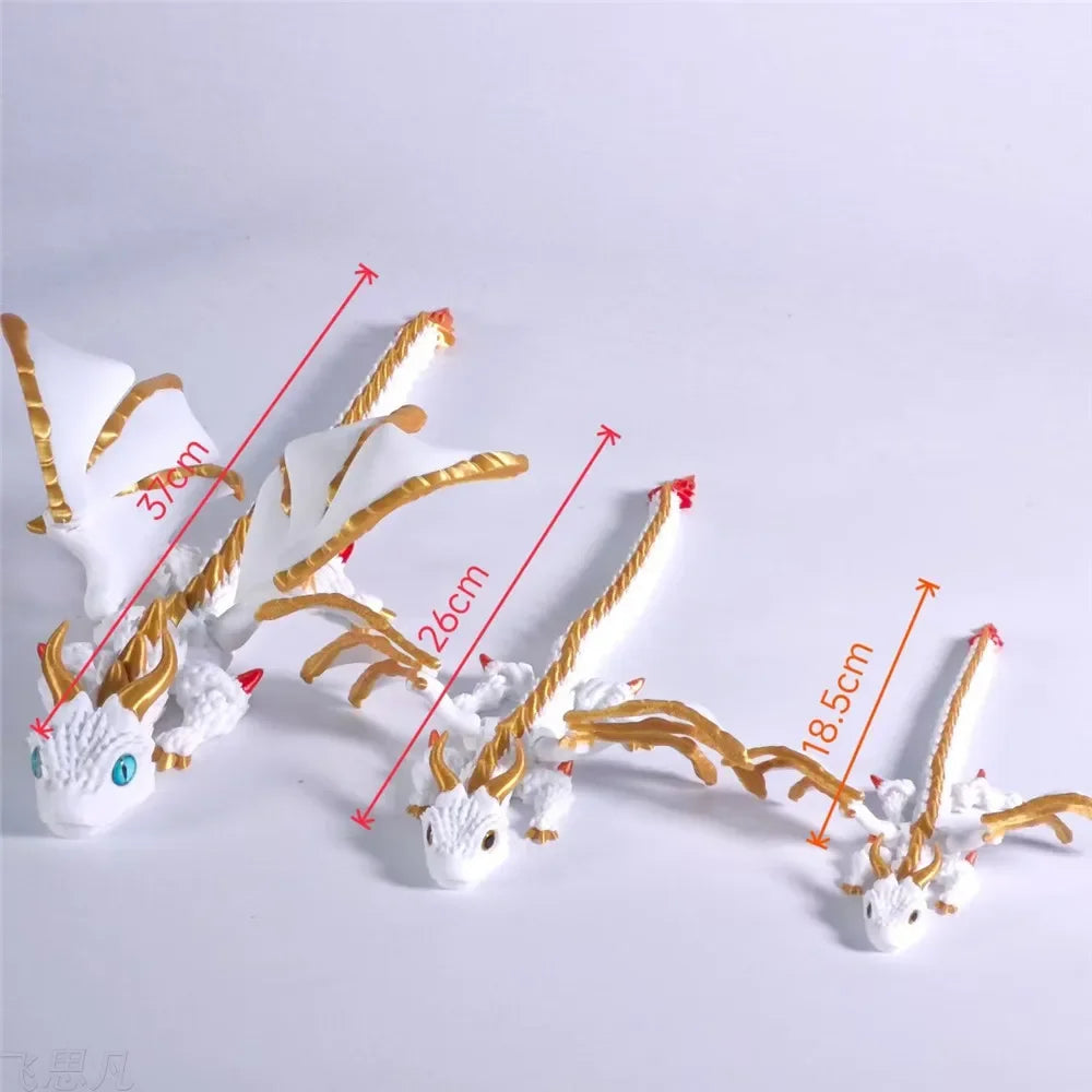 Multi-Jointed Articulated Crystal Dragon