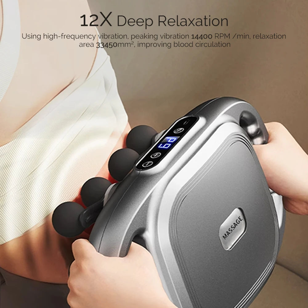 12-Head High-Frequency Fascia Massager
