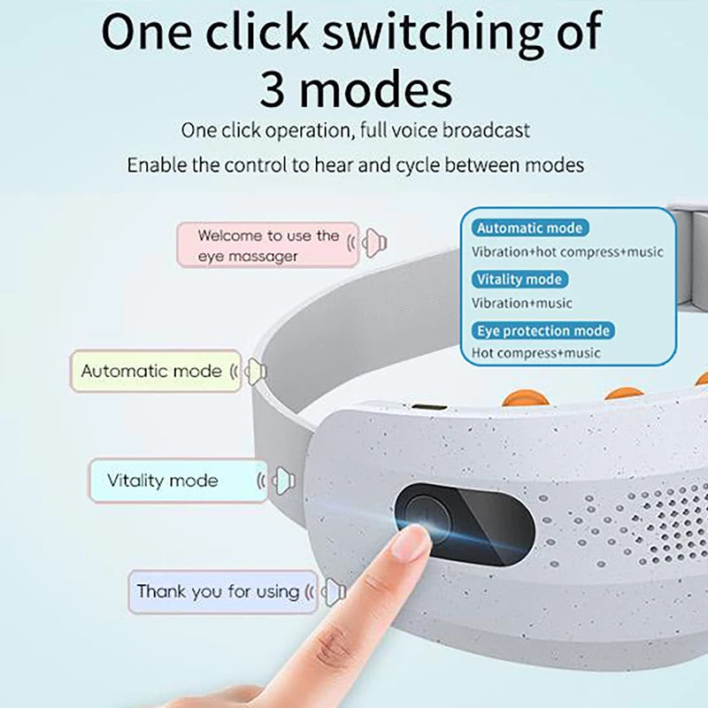 Bluetooth Hot Compress Eye Massager