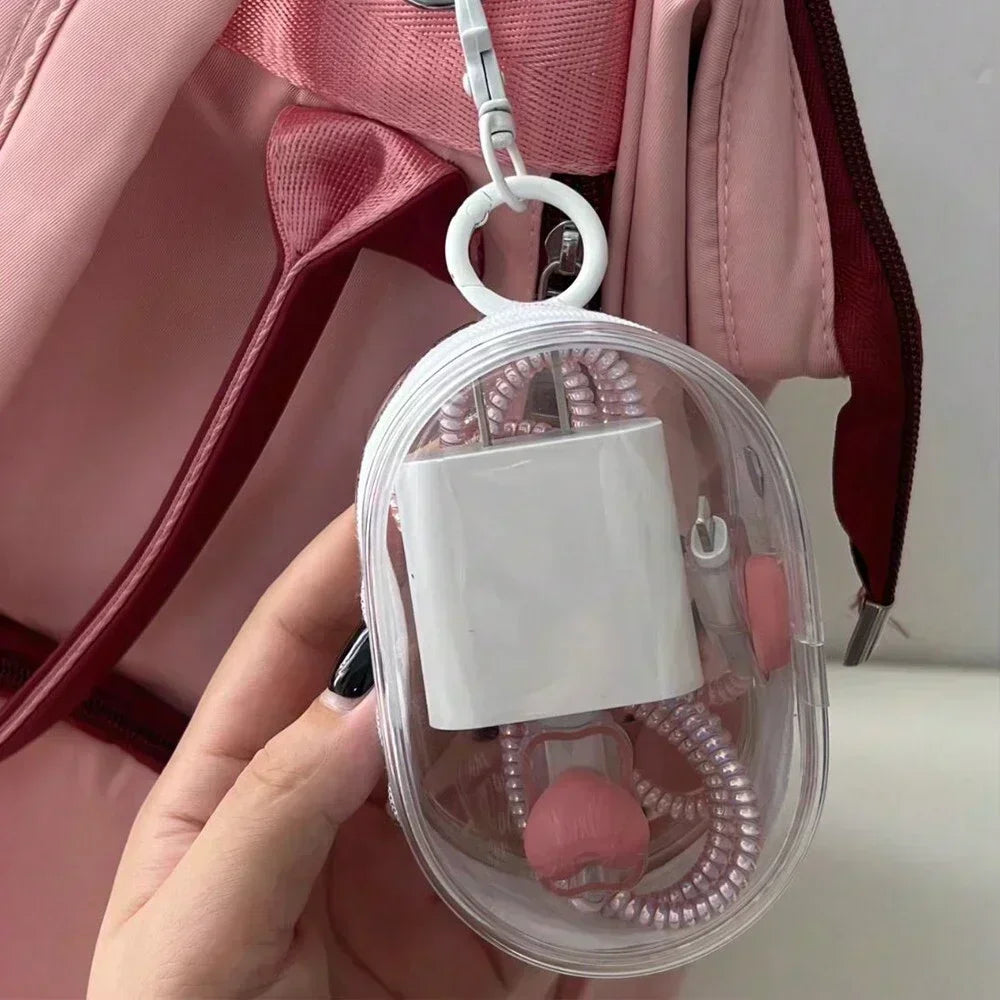 Mini Clear Zipper Storage Pouch