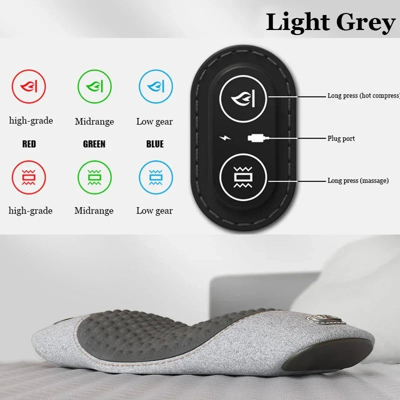 Heating Vibration Lumbar Support Pillow