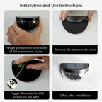 Warm White Solar Wall Lamps