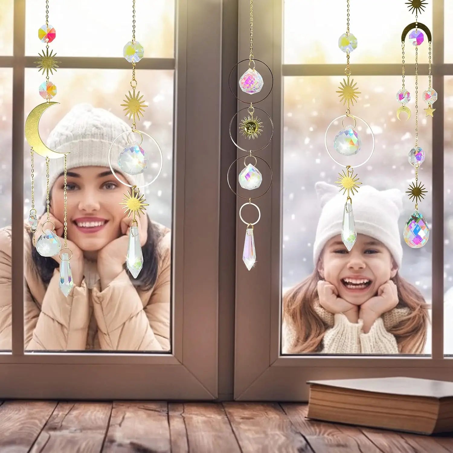 Prism Crystal Window Suncatcher Hanging