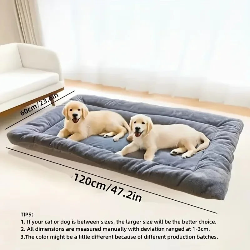 Extra Large Reversible Plush Dog Bed