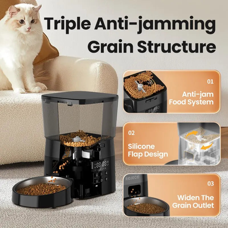 Programmable Button Pet Feeder