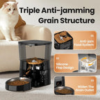 Button-Control Automatic Pet Feeder