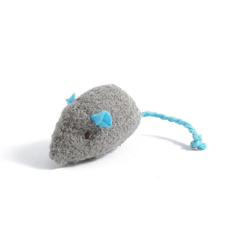 Catnip-Filled Faux Fur Mouse Toys