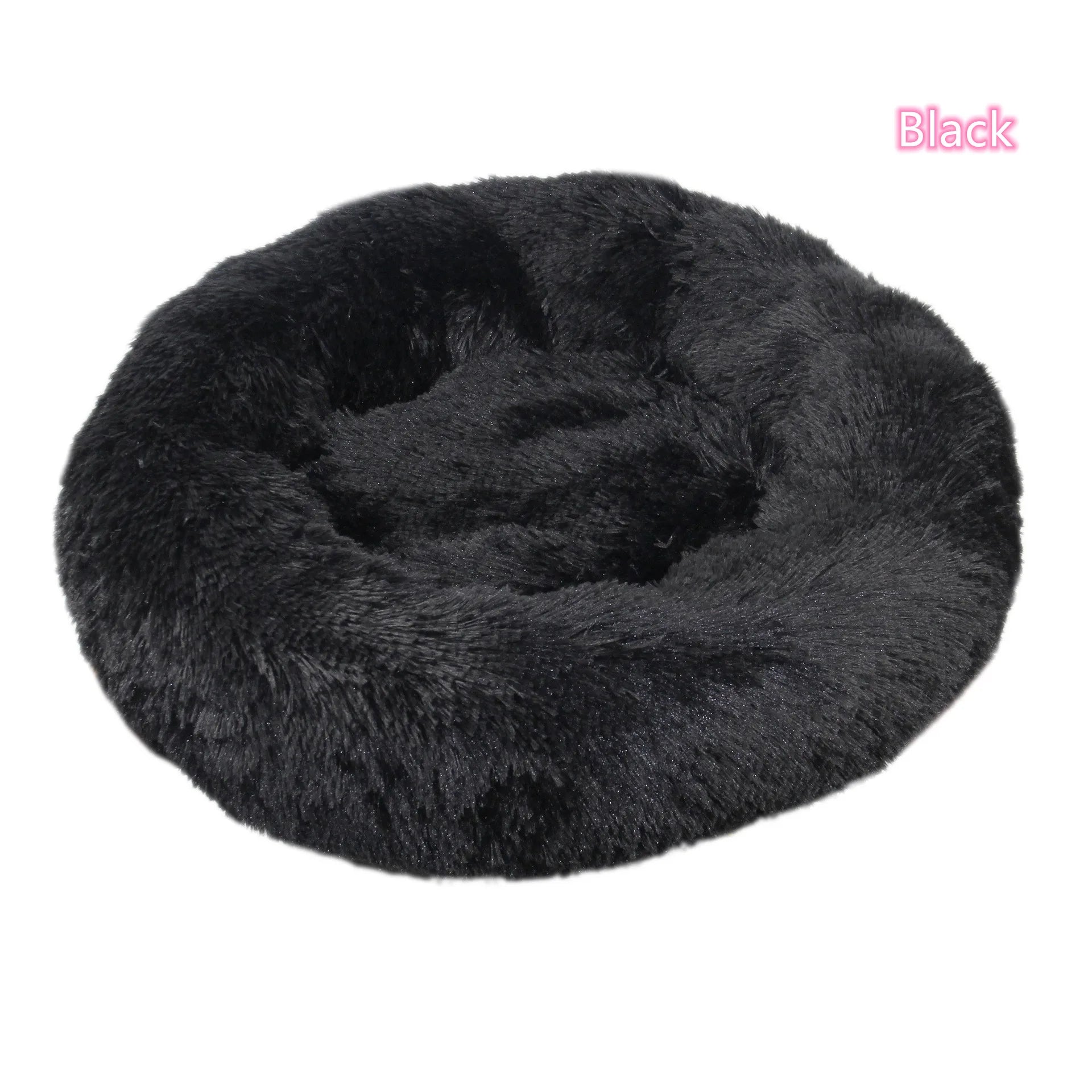 Soft Plush Donut Cat Bed