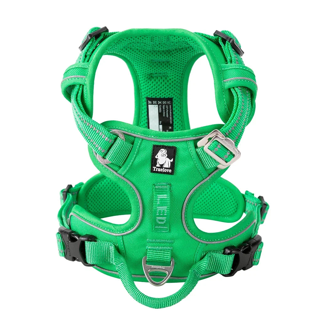 No-Pull Reflective Padded Dog Harness