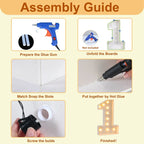 Giant Light-Up Number Balloon Box