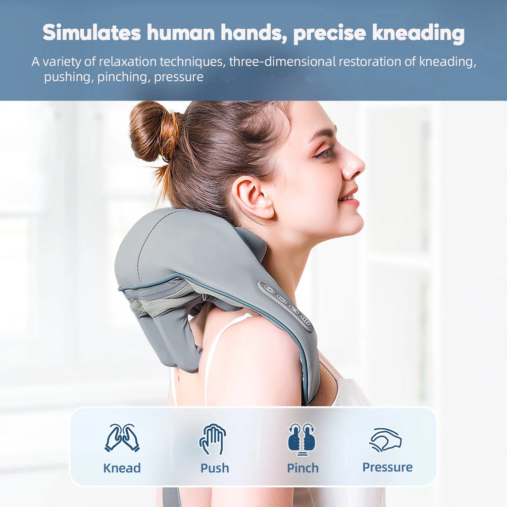 Wireless Brushless Motor Neck Massager