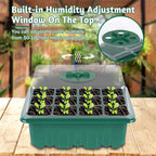 12-Cell Plant Propagators with Lids