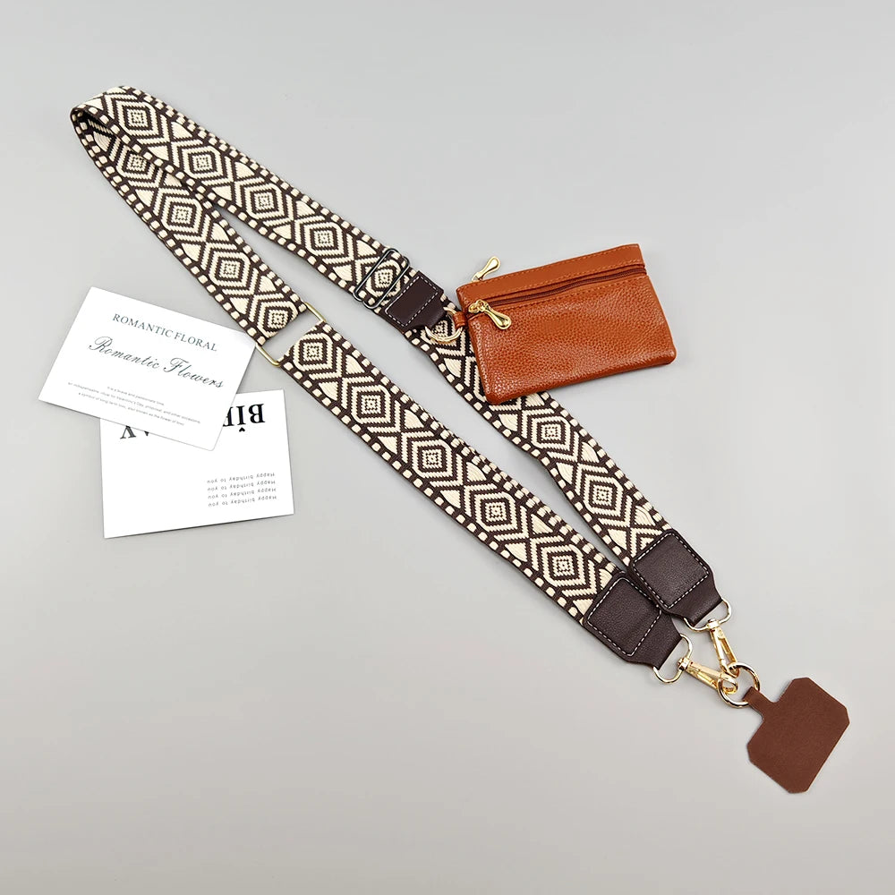 Crossbody Phone Lanyard with Wallet