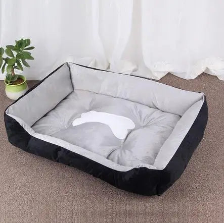 Candy-Colored Plush Pet Nest Bed
