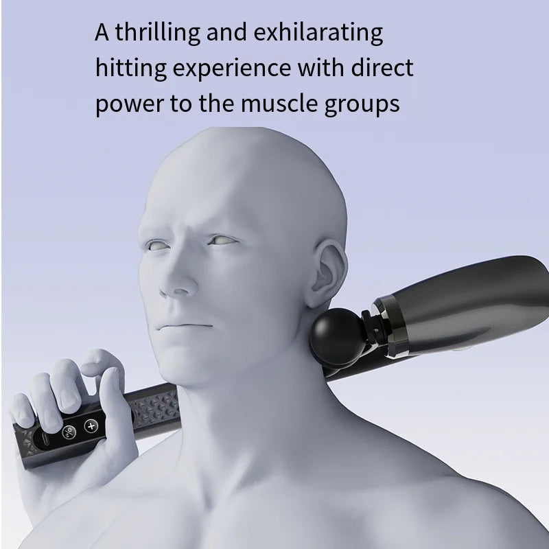 Rechargeable Bent-Handle Smart Fascia Gun