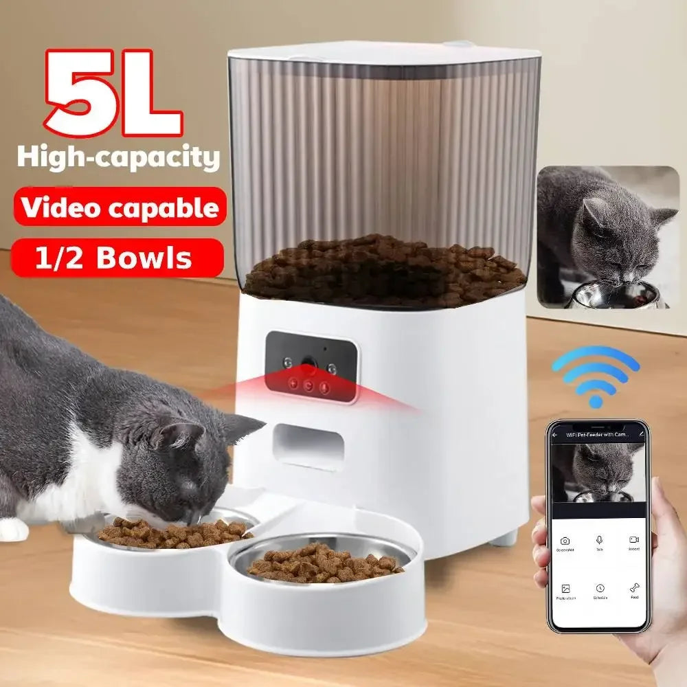 WiFi Pet Feeder with Camera