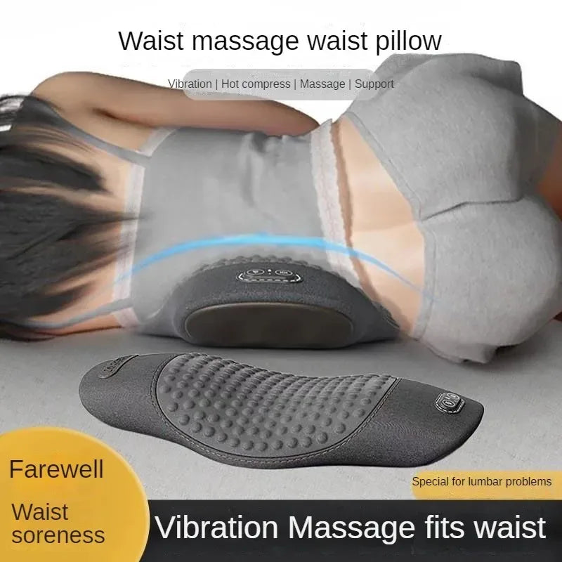 Heating Vibration Lumbar Support Pillow