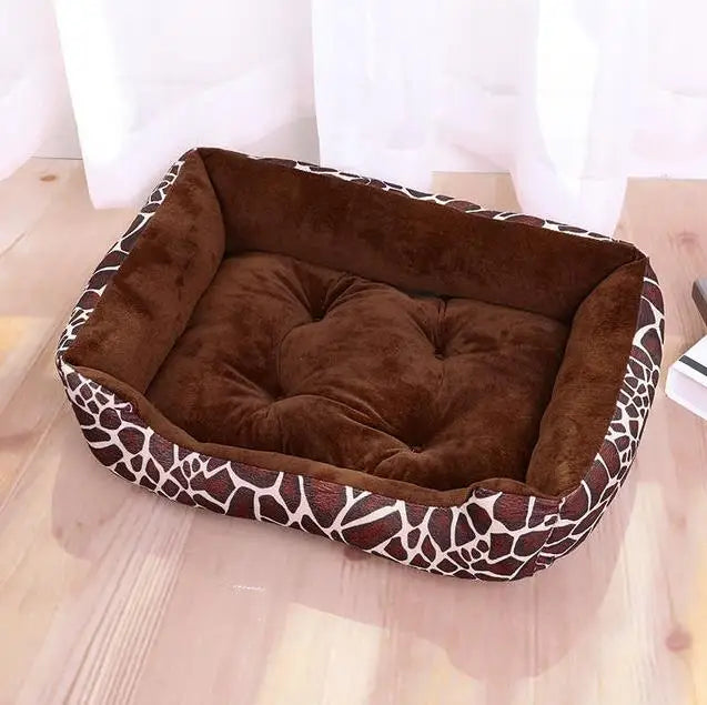Candy-Colored Plush Pet Nest Bed