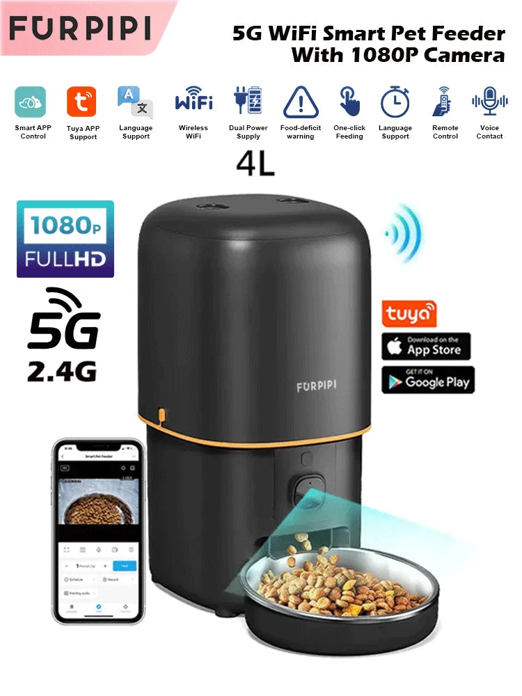 Smart WiFi Pet Feeder Camera