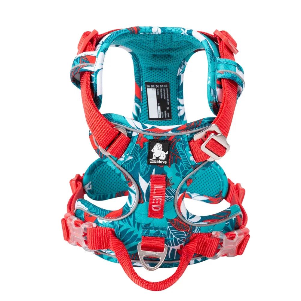 No-Pull Reflective Padded Dog Harness