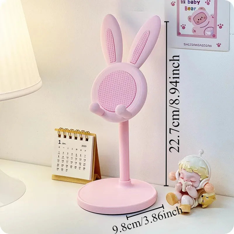 Cute Adjustable Rabbit Phone Stand