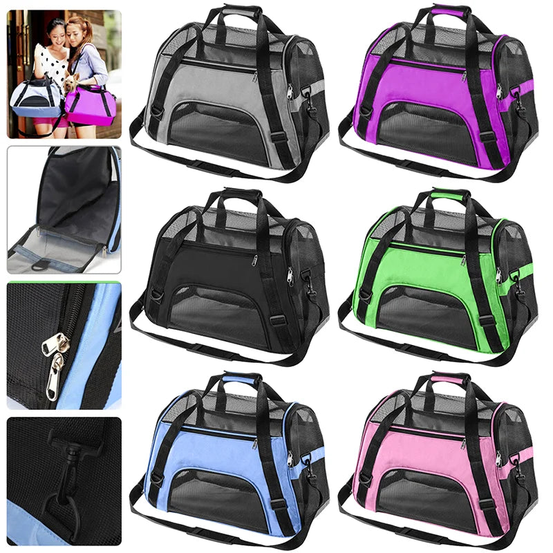 Breathable Mesh Pet Carrier Bag