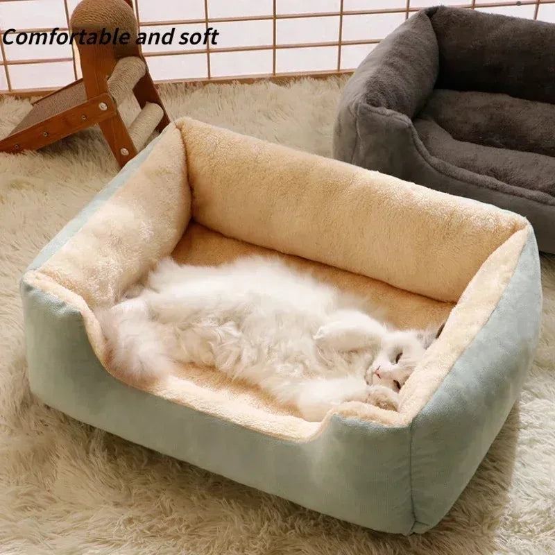 Plush Winter Pet Bed Mat