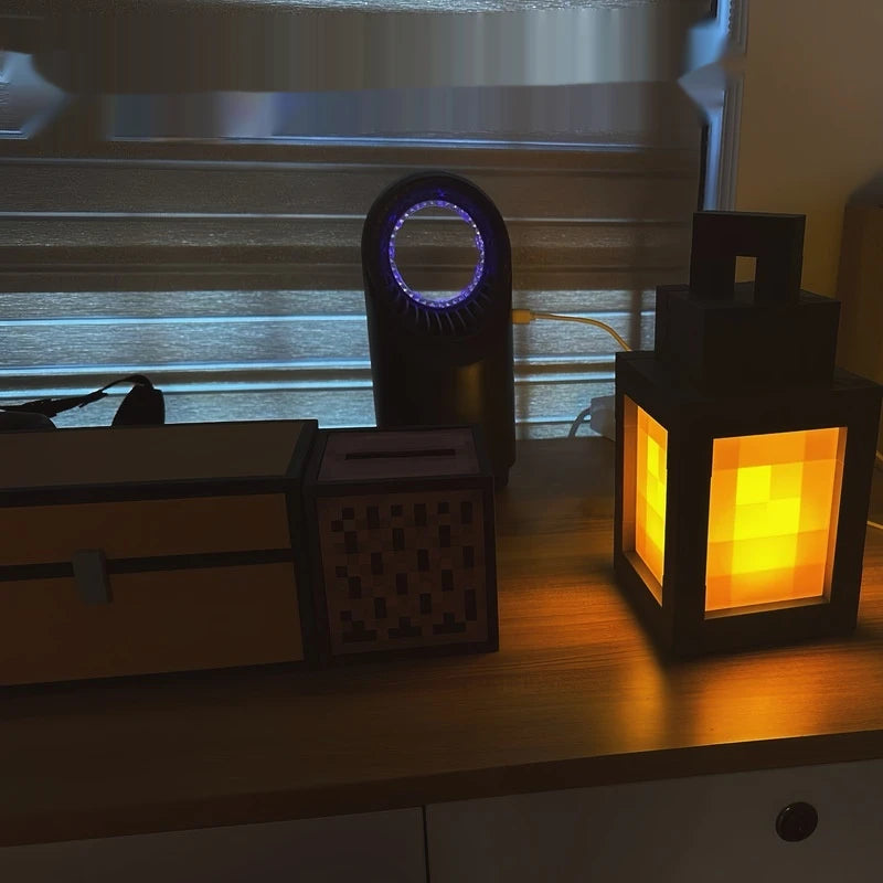 Rechargeable Pixel Lantern Night Light
