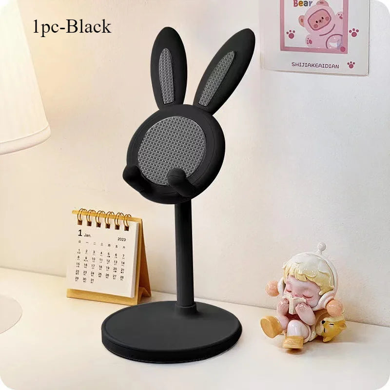 Cute Adjustable Rabbit Phone Stand