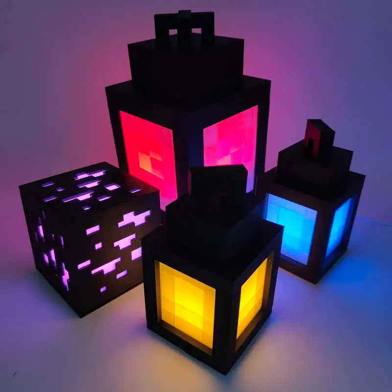 Rechargeable Pixel Lantern Night Light