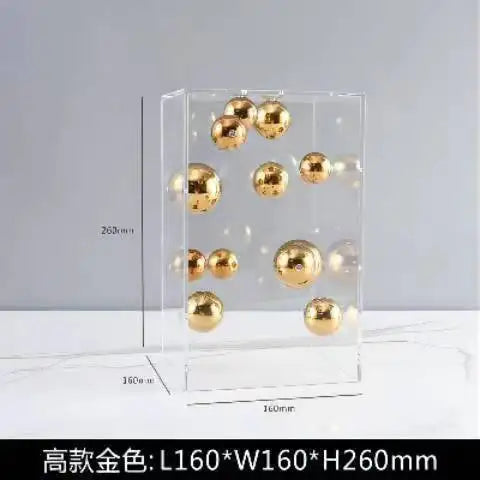 Clear Acrylic Square Display Sphere